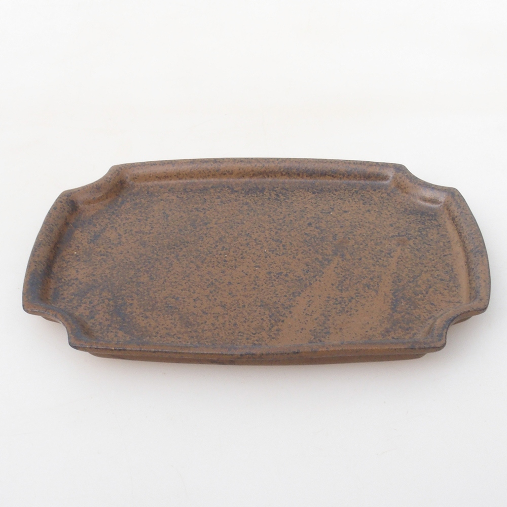 Keramische kom H03 - 17 x 12,5 x 1 cm - bruin