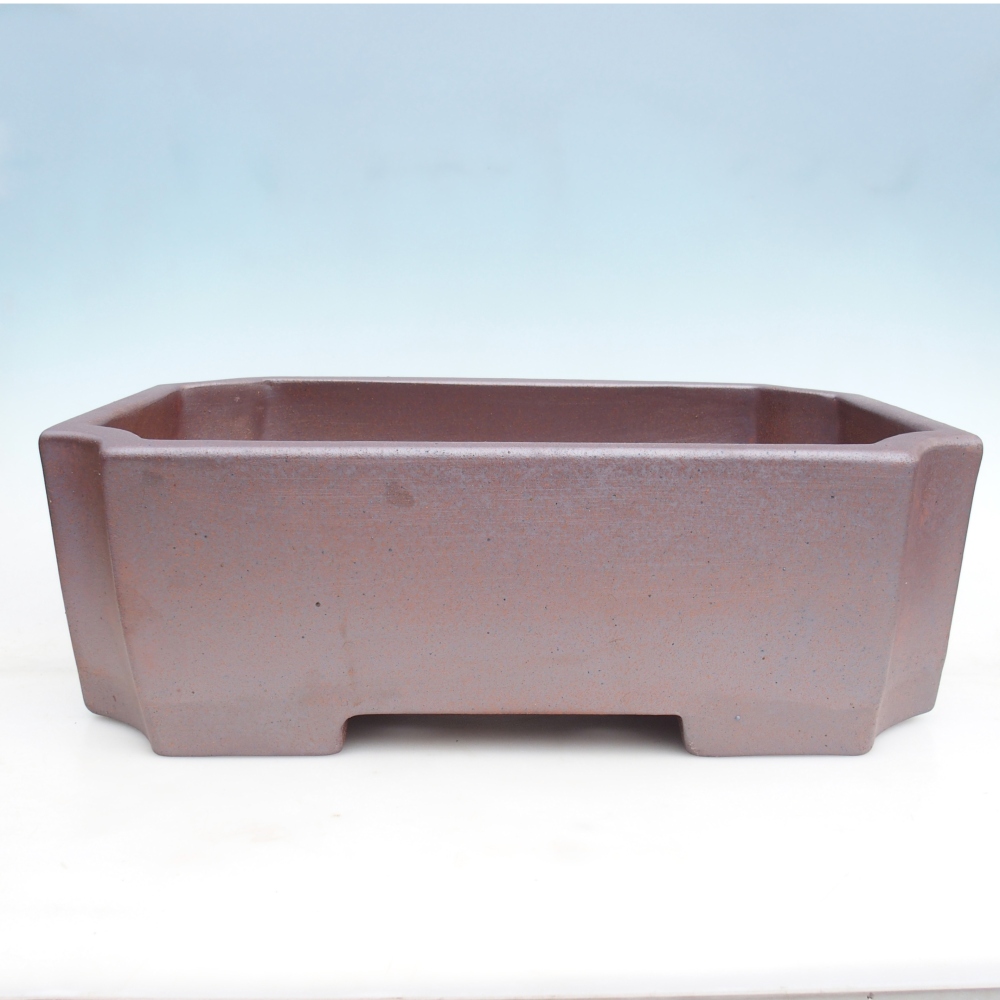 Bonsaischaal van keramiek 52,5 x 35,5 x 18 cm , metaalkleur - UITSLUITEND PERSOONLIJKE AFHAAL of transport per pallet