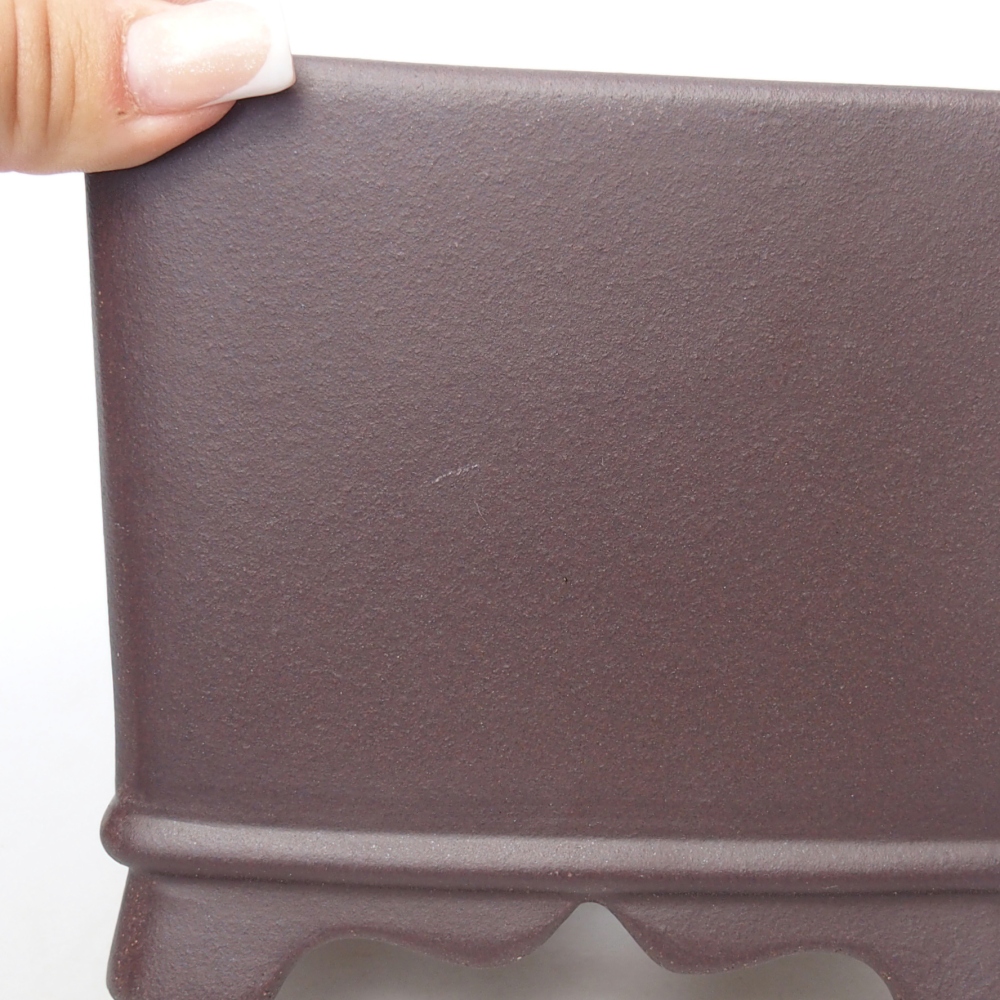 Kom 14 x 14 x 12 cm bruin