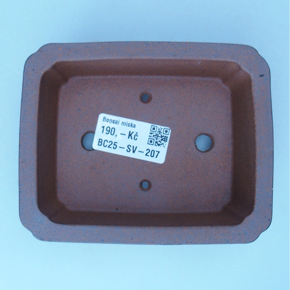 Kom 12,5 x 10 x 4 cm bruin
