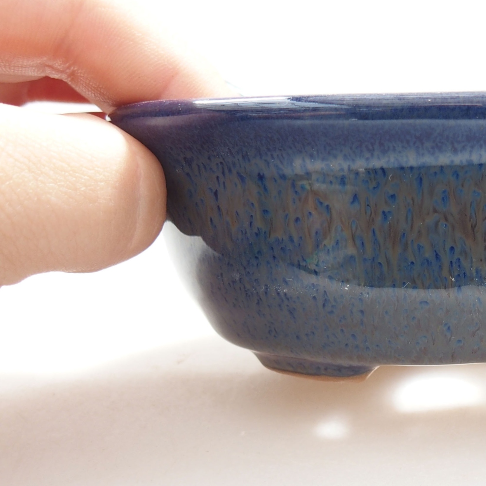 Bonsaischaal van keramiek 22 x 17 x 5 cm, groen