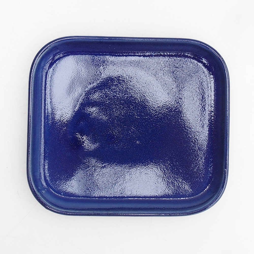 Bonsai kom + schotel H11 - 11,5 x 10 x 4 cm - groen