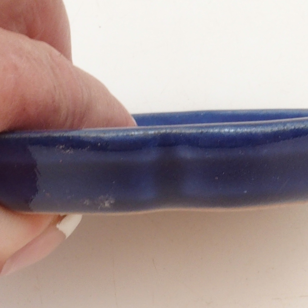 Keramische kom H95 - 8 x 8 x 1 cm - blauw