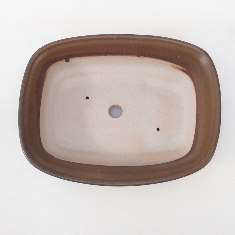 Bonsaischaal H08 - 25 x 19,5 x 6 cm - bruin