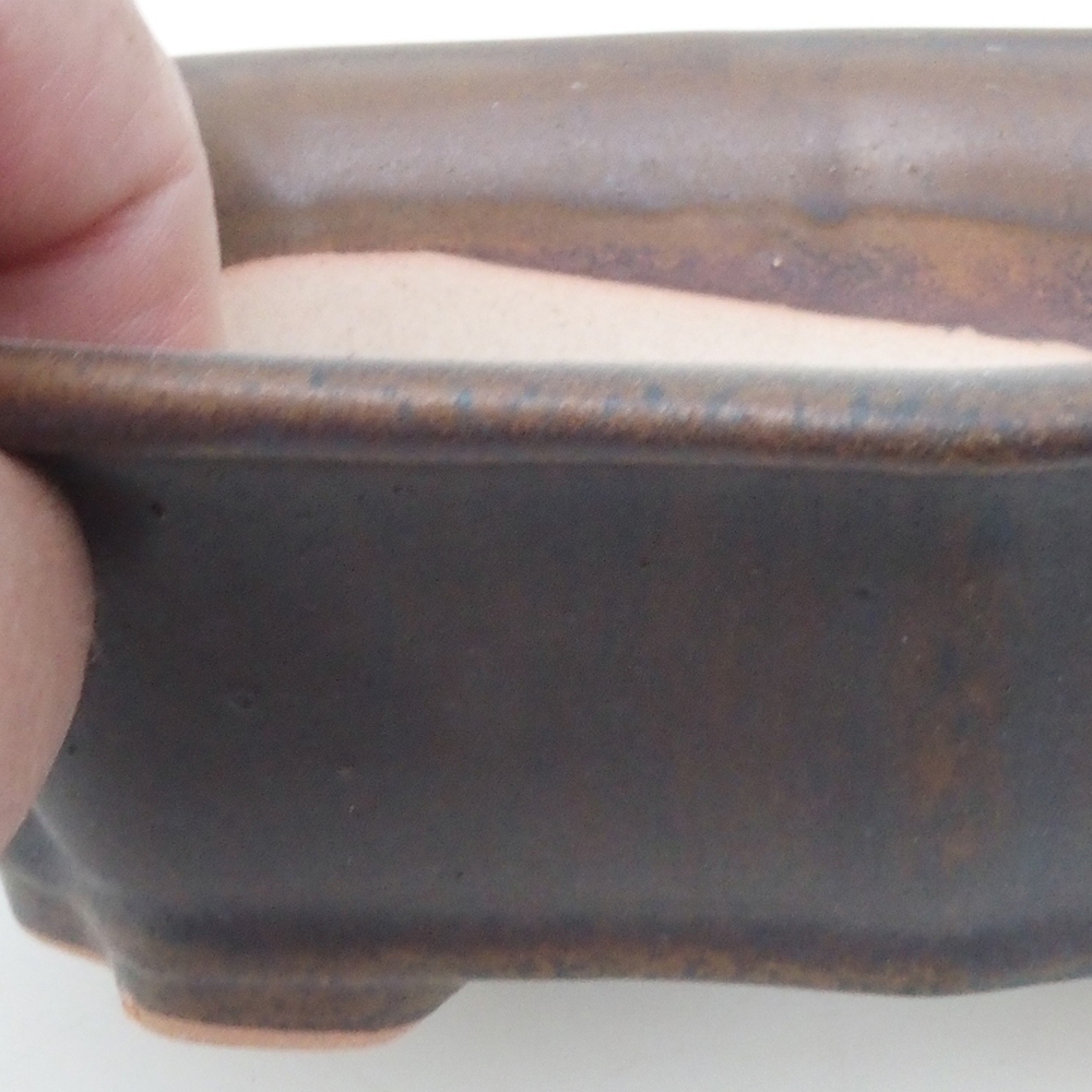 Bonsaischaal H51 - 18 x 14 x 5 cm - bruin