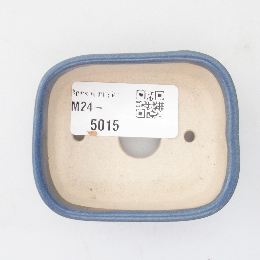 Mini bonsaischaal 7 x 5,5 x 2 cm, kleur blauw