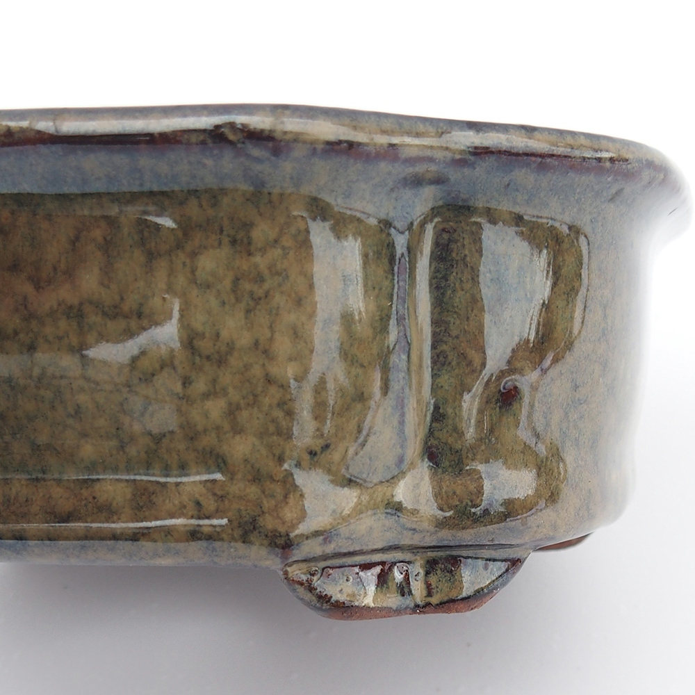 Kom 16 x 13 x 5,5 cm grijs-beige