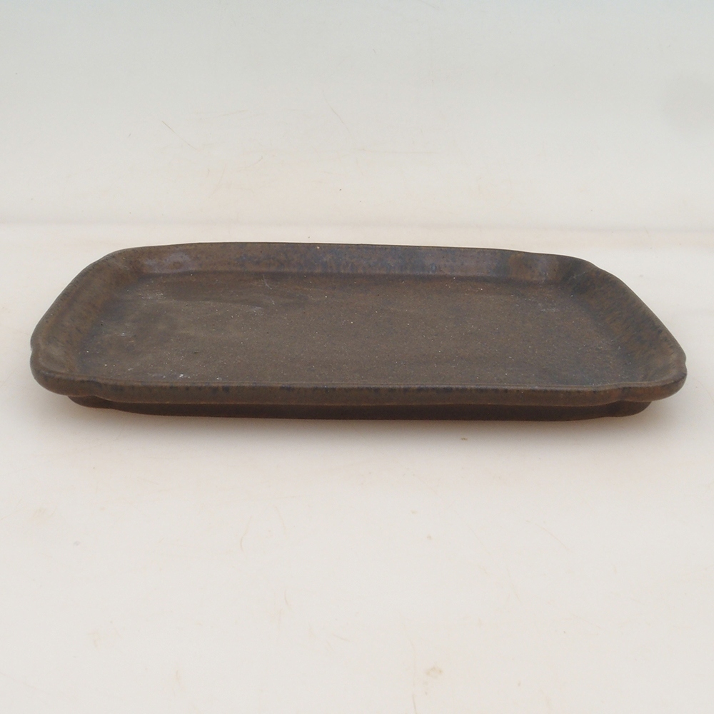 Keramische kom H50 - 18 x 13 x 1 cm - bruin