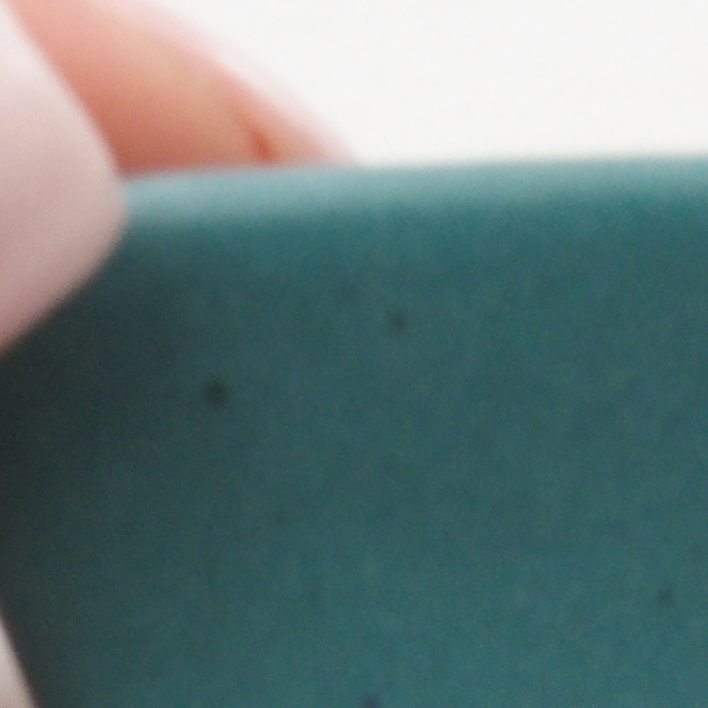 Bonsaischaal van keramiek 6,5 x 5,5 x 4 cm, kleur blauw