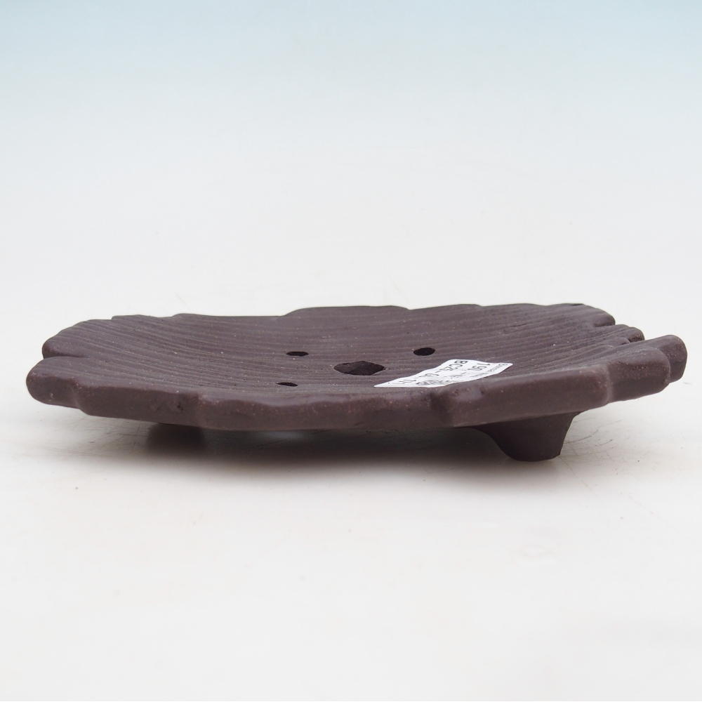 Keramische schaal 16 x 12 x 3 cm , kleur bruin