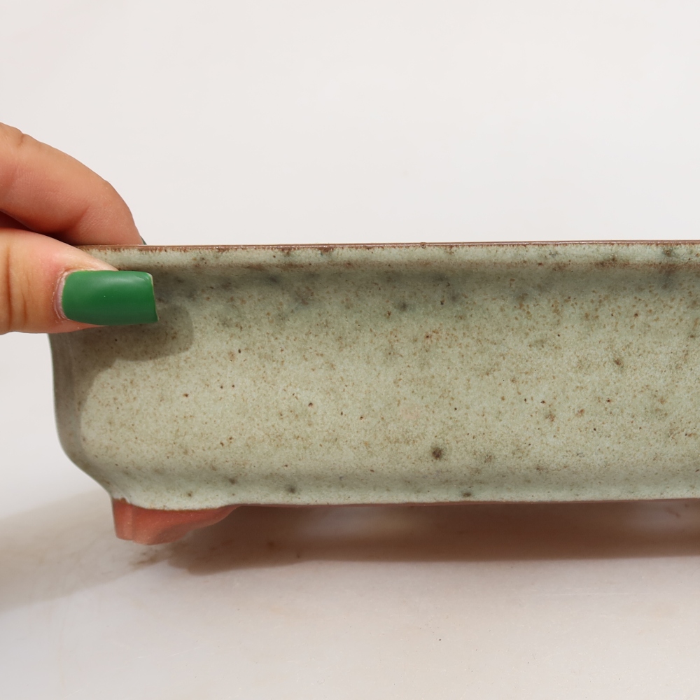Keramische schaal  24 x 17 x 6 cm, kleur: beige