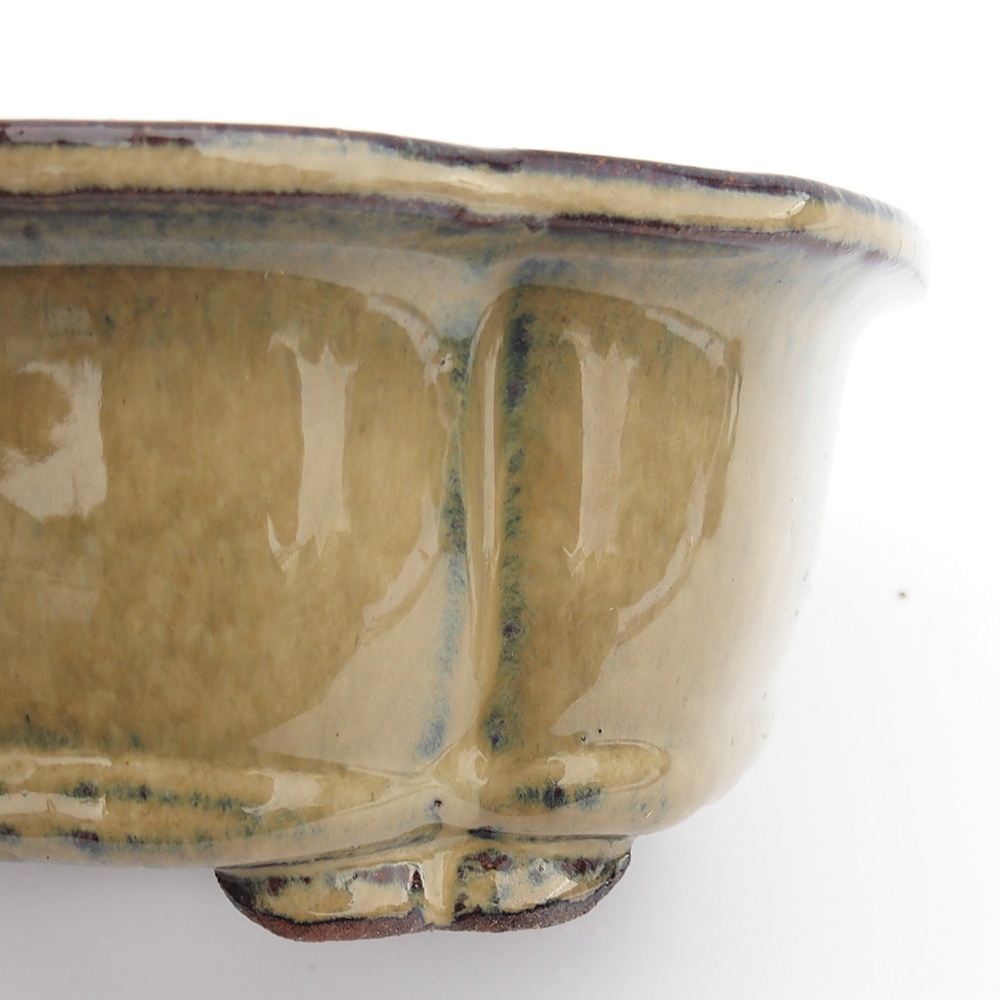 Kom 20 x 16 x 6,5 cm grijs-beige