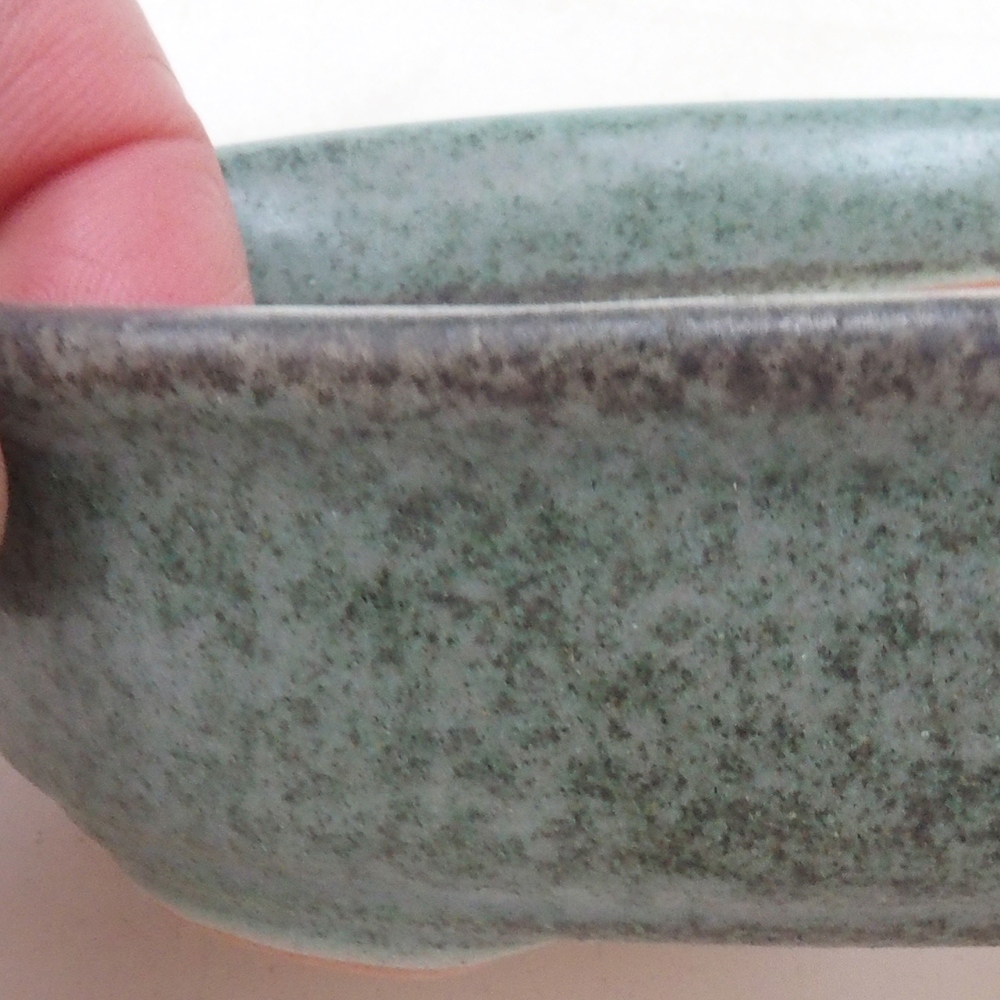 Bonsai kom H04 - 10,5 x 7,5 x 3 cm - groen