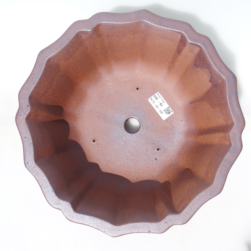 Kom 30 x 30 x 11,5 cm bruin