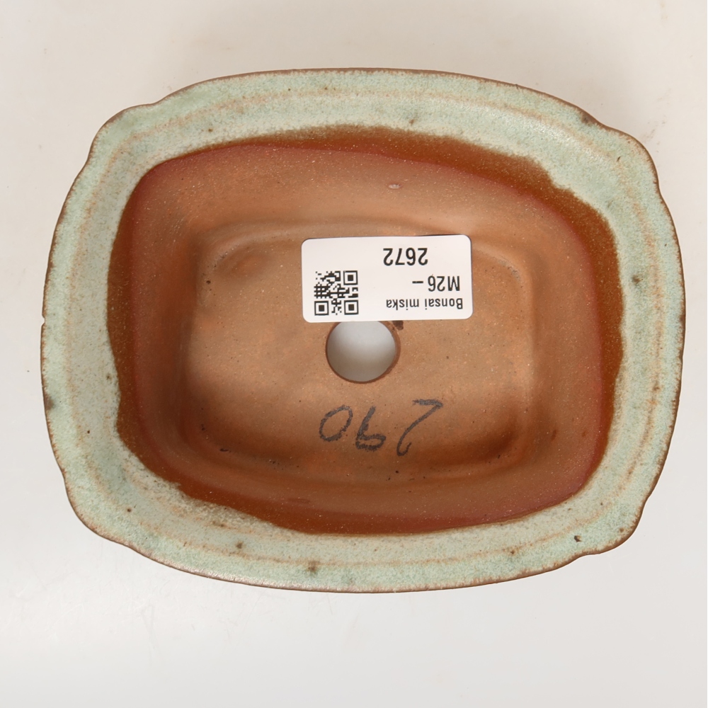 Keramische schaal  13 x 10,5 x 5,5 cm, kleur: beige