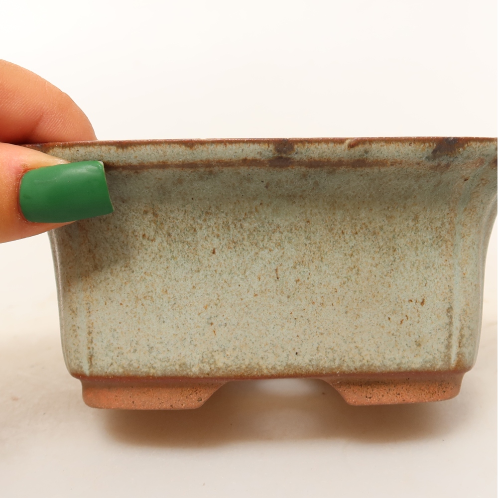 Keramische schaal  13 x 10,5 x 5,5 cm, kleur: beige