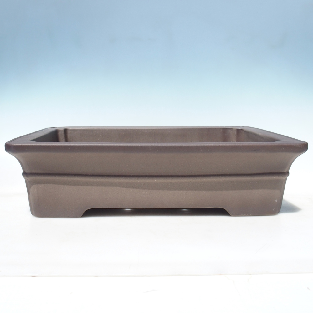 Schaal 51,5 x 37 x 13,5 cm bruin - UITSLUITEND PERSOONLIJK AFHALEN OF PALLETVERVOER