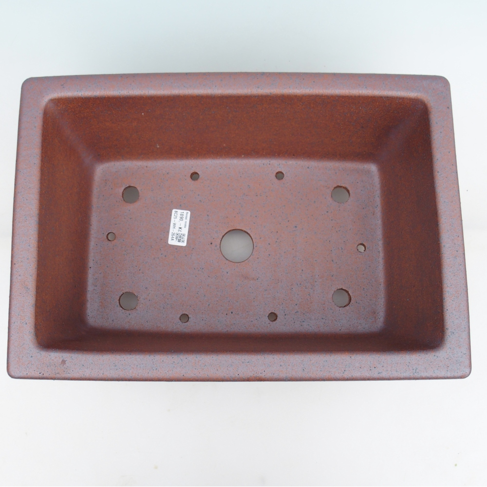 Bonsaischaal van keramiek 41,5 x 29 x 17 cm , metaalkleur - UITSLUITEND PERSOONLIJKE AFHANG of transport per pallet