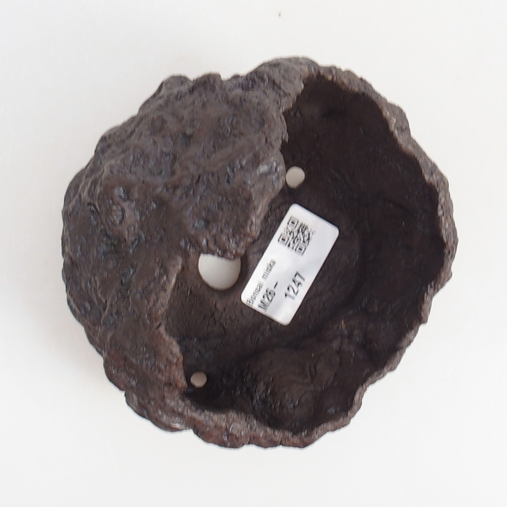 Keramisch Schelp 11 x 10 x 14 cm , kleur bruin