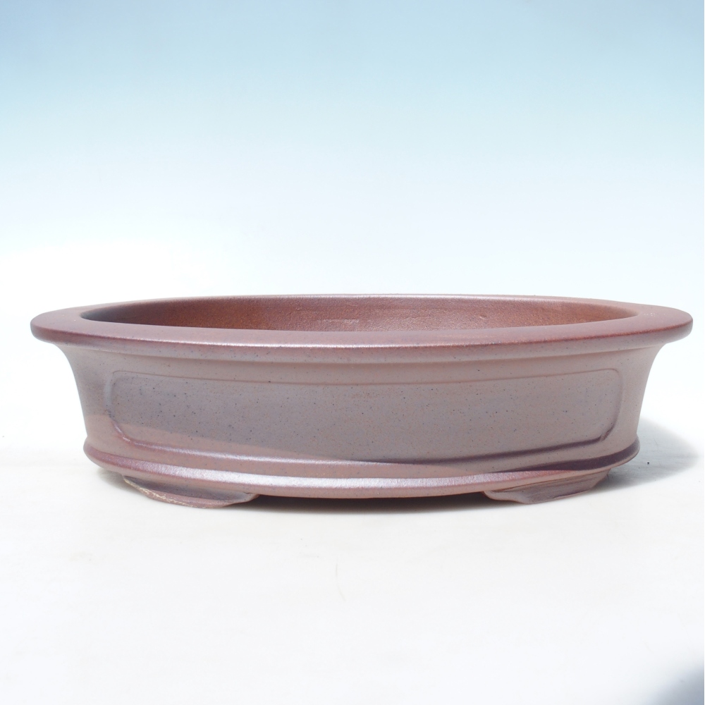 Schaal 38 x 28 x 8,5 cm bruin - UITSLUITEND PERSOONLIJK AFHALEN OF PALLETVERVOER