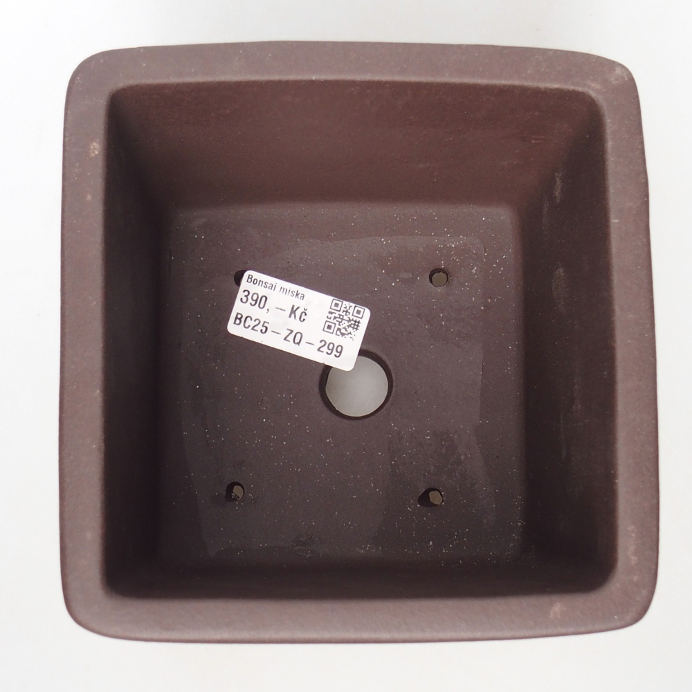 Kom 14 x 14 x 12 cm bruin