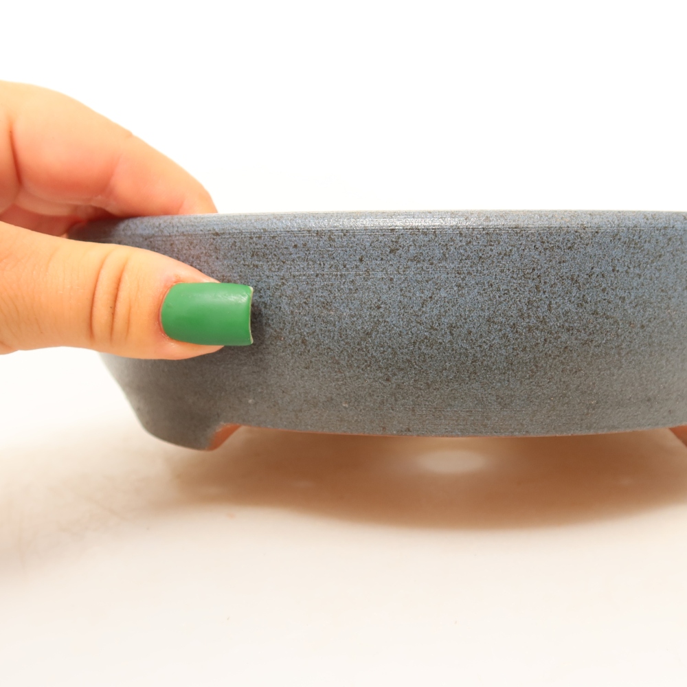 Keramische schaal  19,5 x 19,5 x 5 cm, kleur: blauw