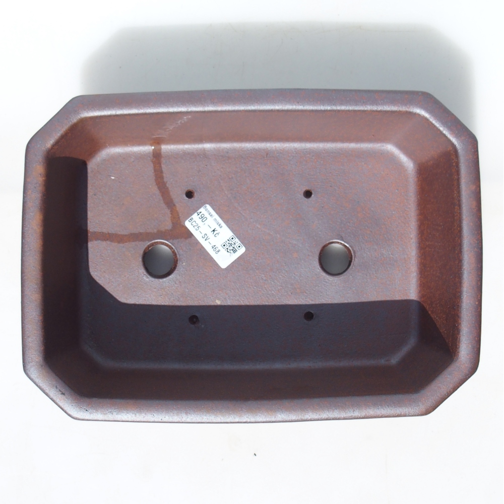 Kom 27 x 19,5 x 8 cm bruin