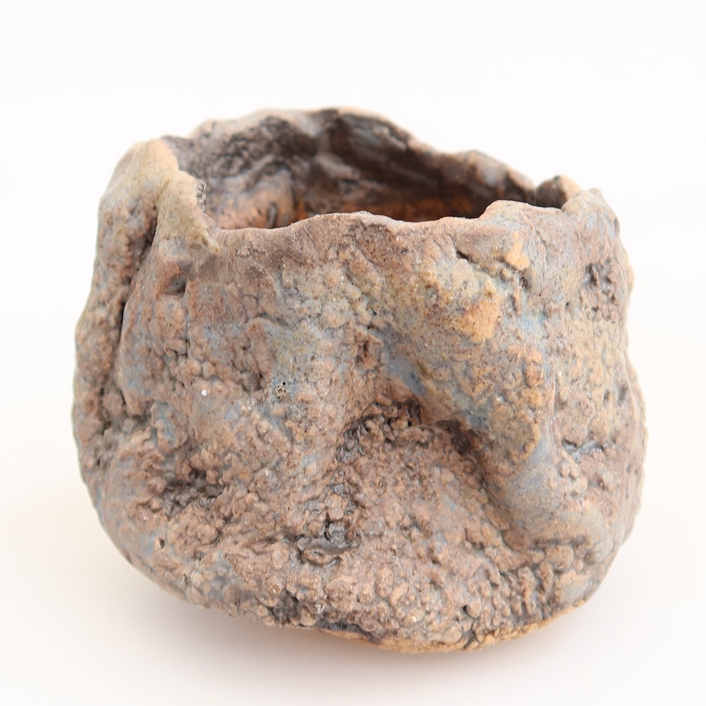 Keramische schaal  5,5 x 5,5 x 6 cm , kleur: blauw