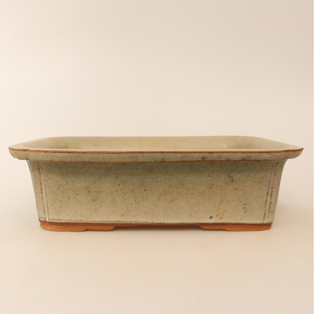 Keramische schaal  20 x 15,5 x 5,5 cm, kleur: beige