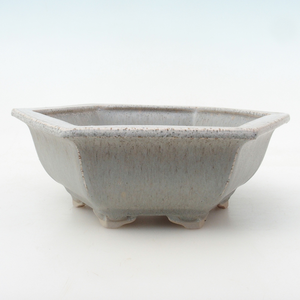 Bonsai kom + schotel H53 - 19 x 21,5 x 7 cm - beige