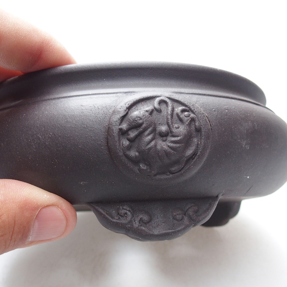 Kom 16 x 16 x 6,5 cm zwart