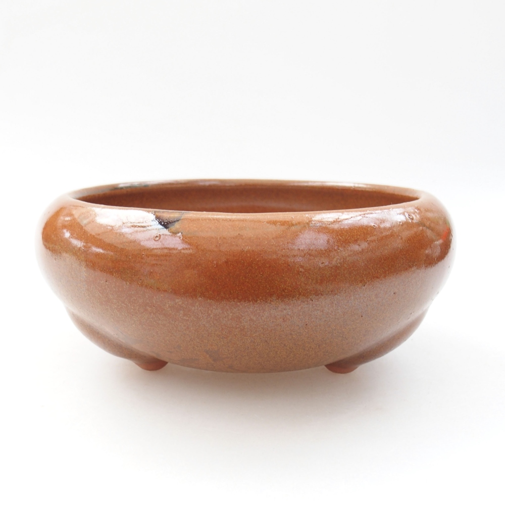 Bonsaischaal van keramiek 22 x 17 x 5 cm, groen