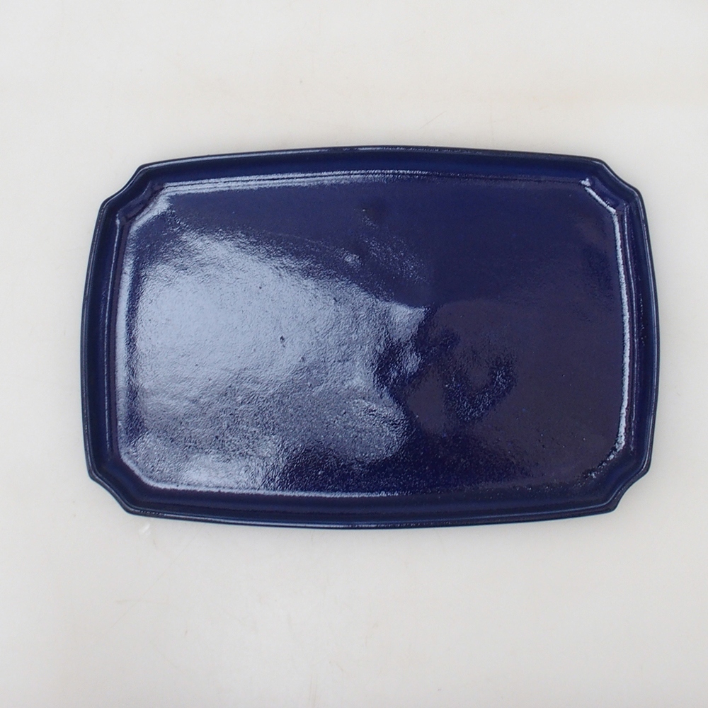 Bonsai kom + schotel H07 - 30 x 20,5 x 8 cm - blauw