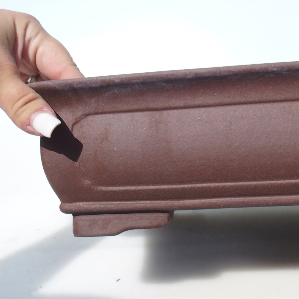 Bonsaischaal 34,5 x 25,5 x 8,5 cm berken bruin