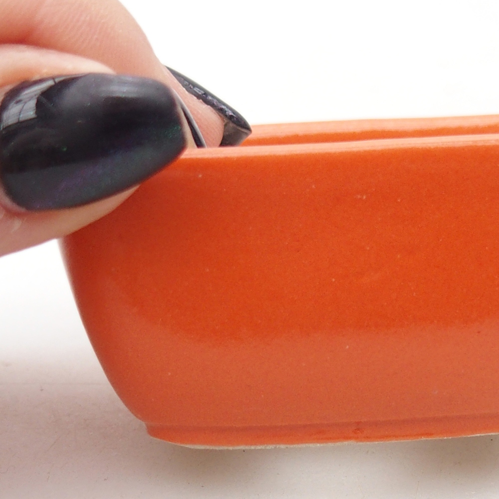 Mini bonsaischaal 6 x 4,5 x 3 cm, oranje