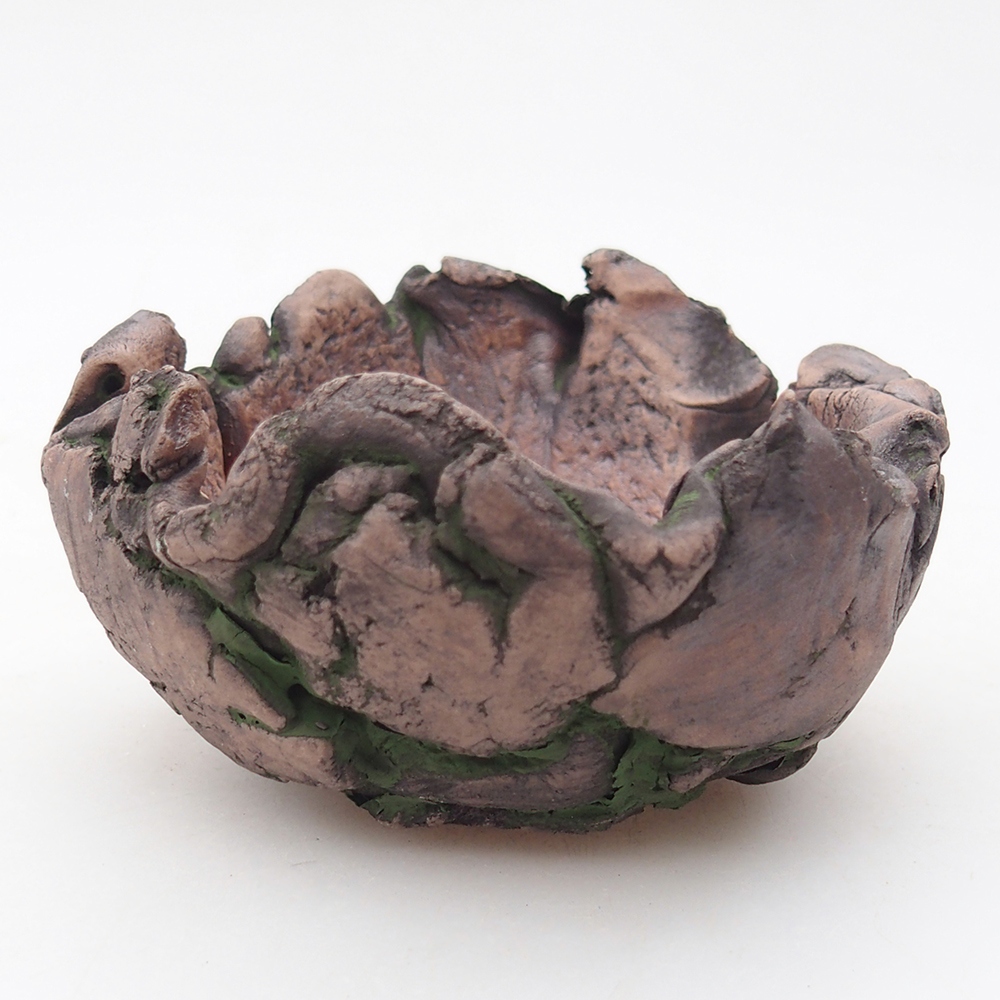 Keramische schaal 10 x 9 x 5,5 cm , kleur groen