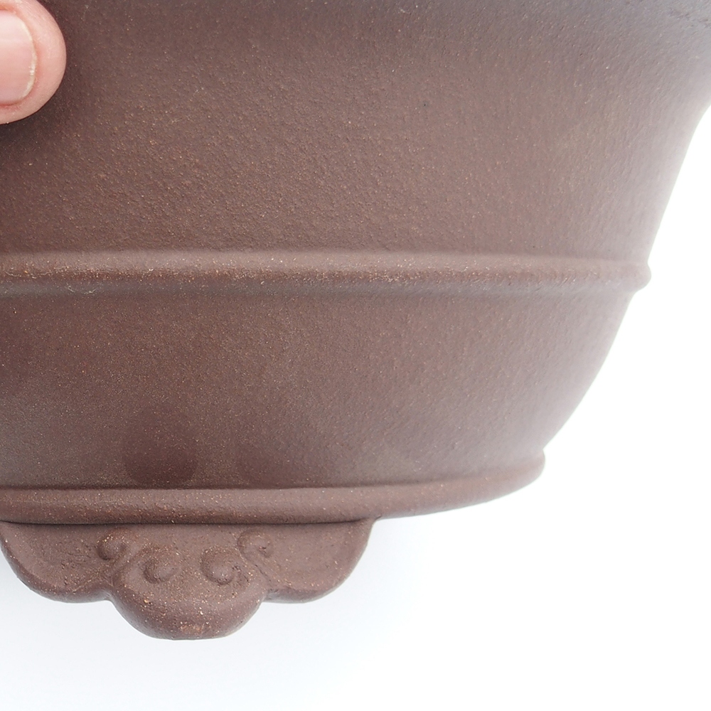 Kom 29 x 12 cm bruin