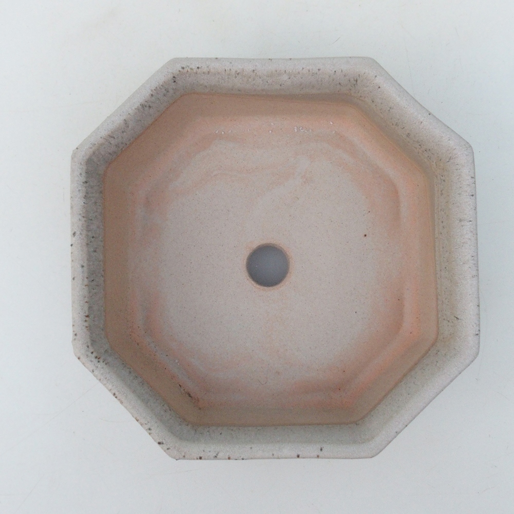 Bonsaischaal H13 - 12,5 x 12,5 x 4,5 cm - beige