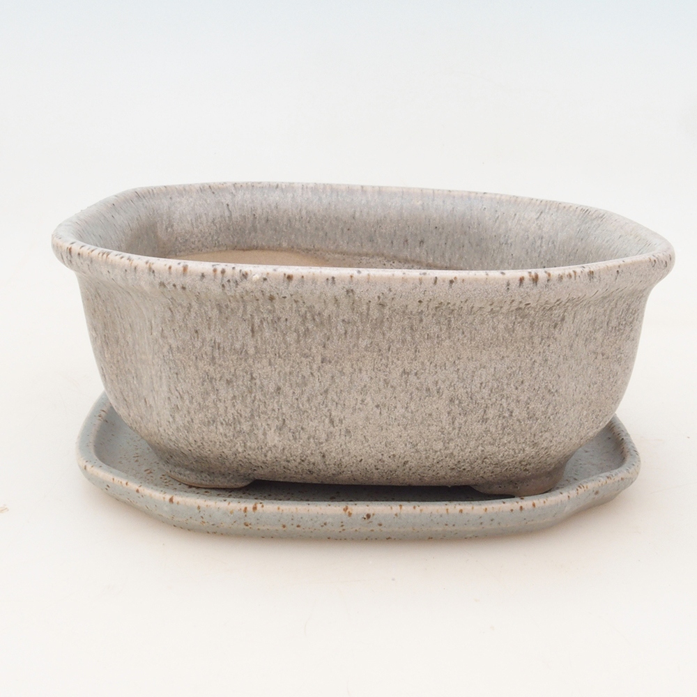 Bonsai kom + schotel H32 - beige