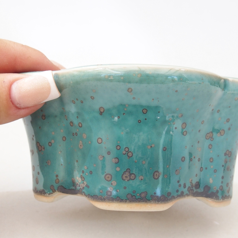 Kom 12,5 x 10 x 5,5 cm kleur blauw