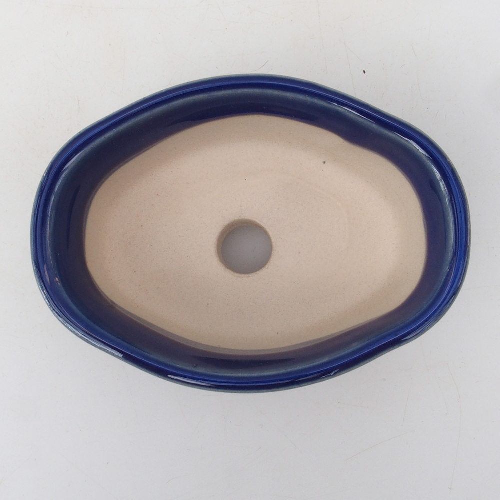 Bonsai kom H05 - 11 x 8 x 4 cm - blauw