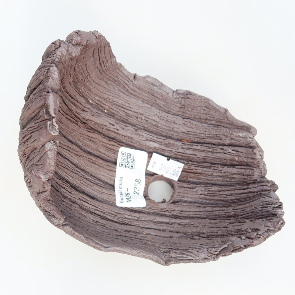 Keramische schaal  13,5 x 11 x 13,5 cm, kleur bruin