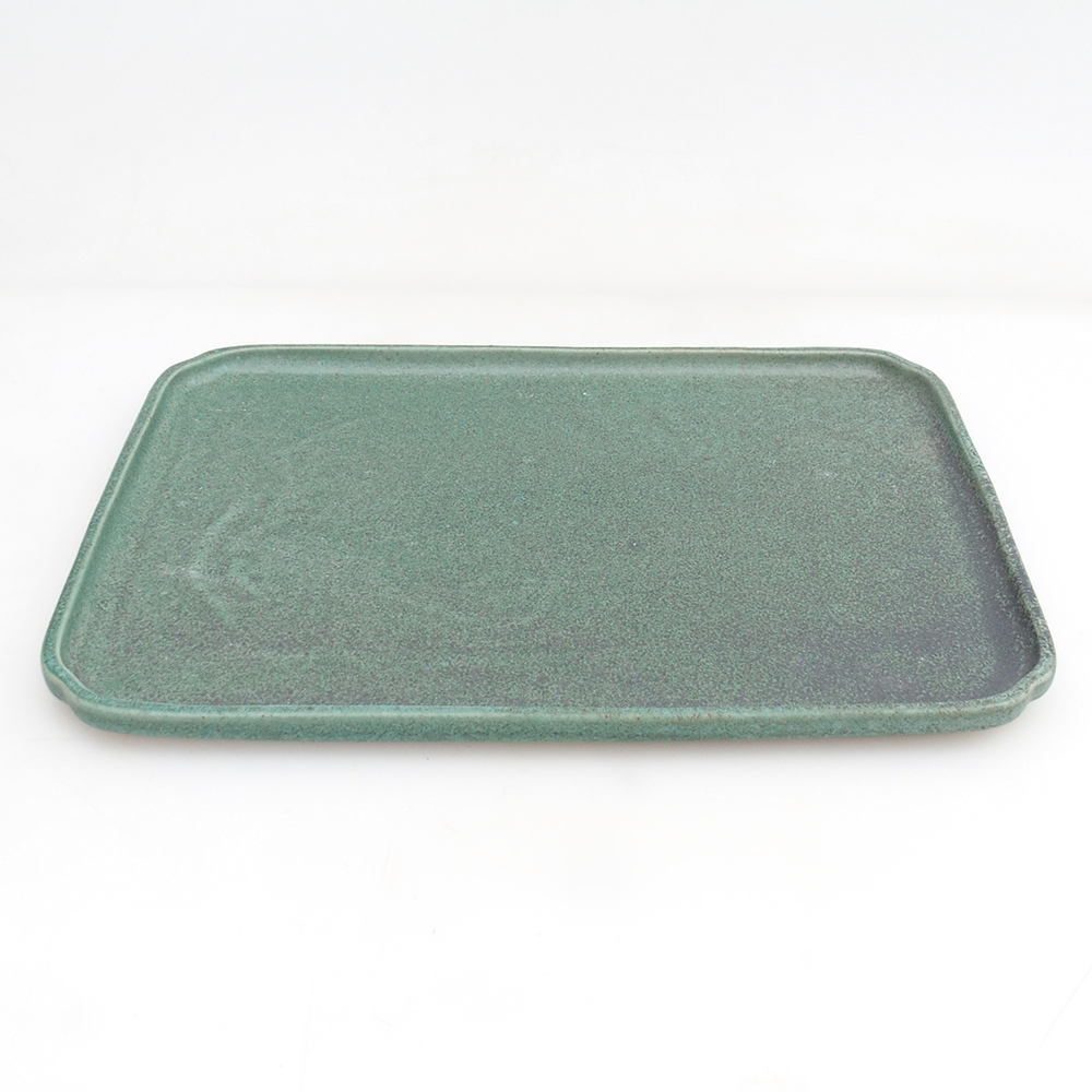 Keramische kom H07 - 28 x 19 x 1,5 cm - bruin