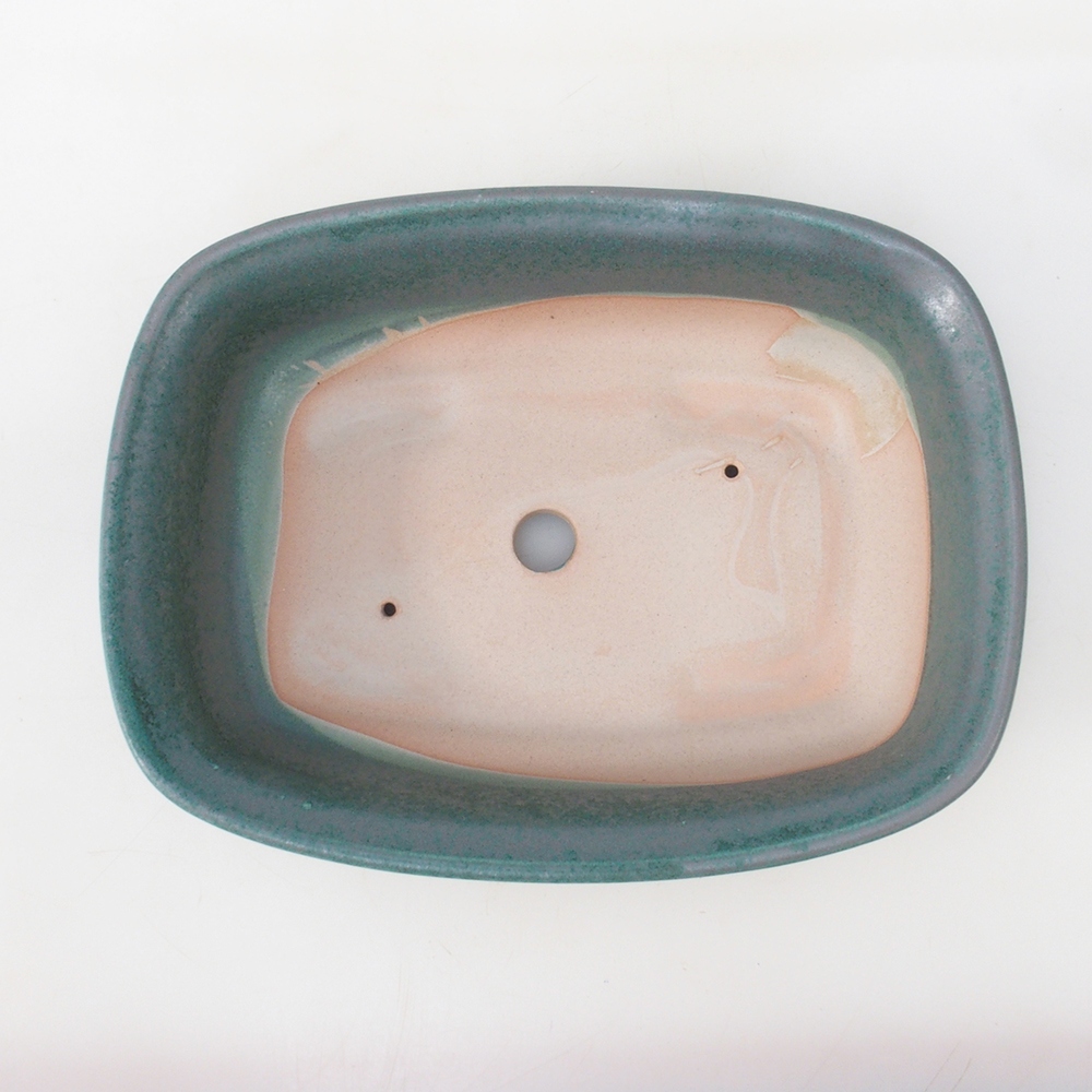 Bonsaischaal H08 - 25 x 19,5 x 6 cm - groen