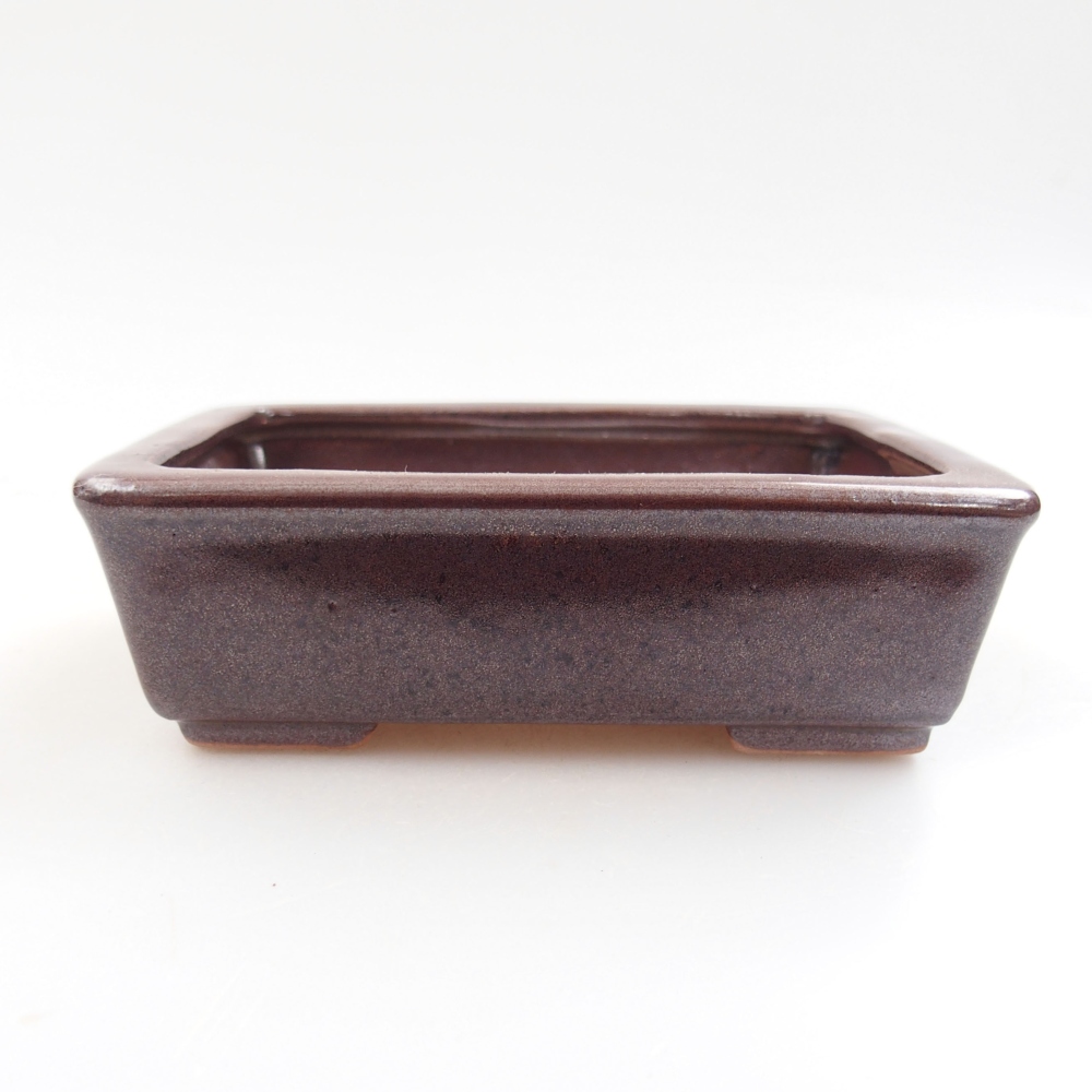 Bonsaischaal van keramiek 22 x 17 x 5 cm, groen