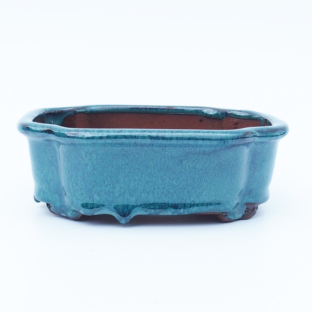 Kom 16 x 13 x 5,5 cm groen-blauw