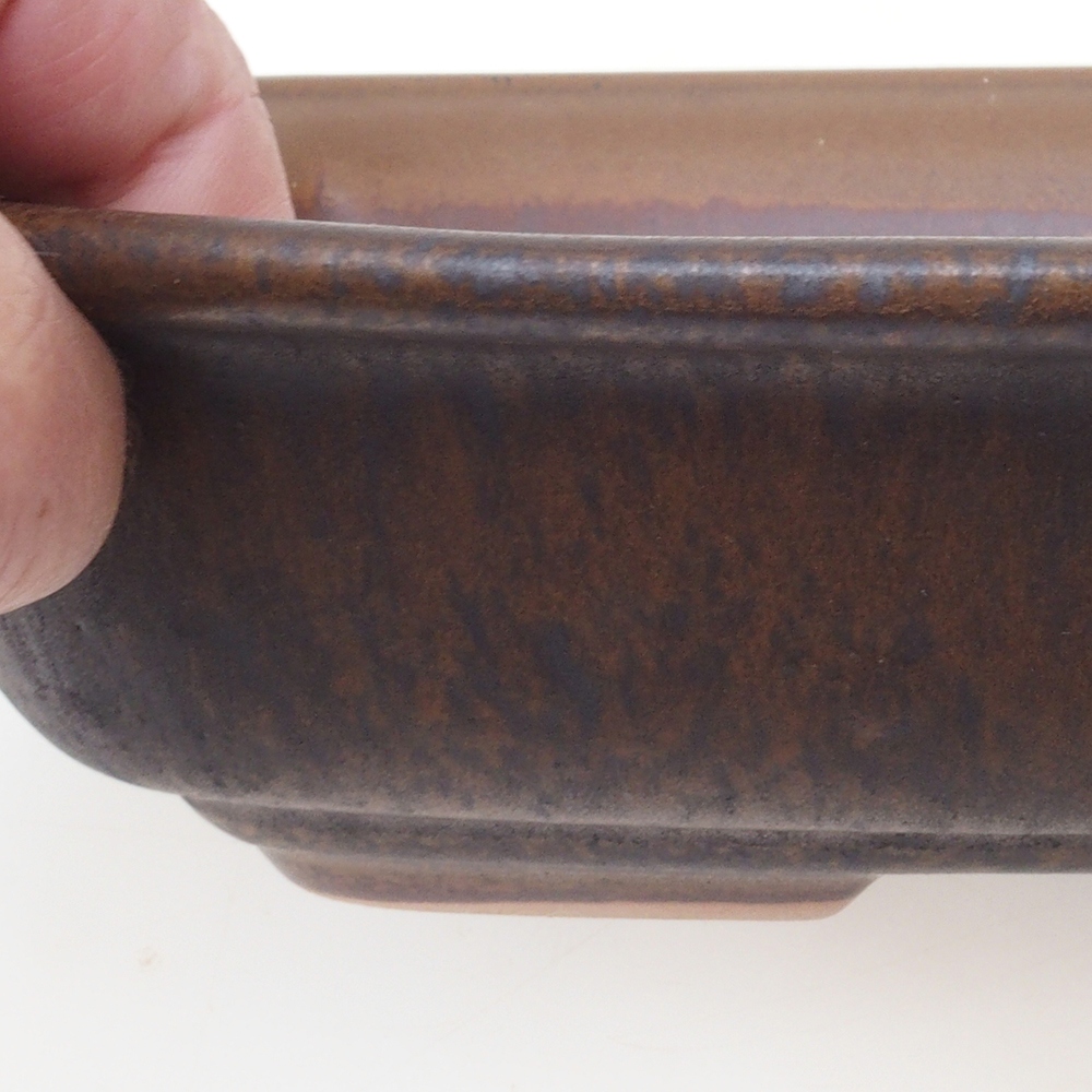 Bonsaischaal H08 - 25 x 19,5 x 6 cm - bruin