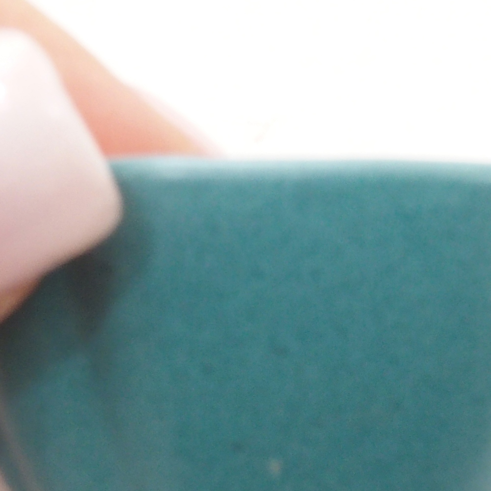 Bonsaischaal van keramiek 6,5 x 5,5 x 4 cm, kleur blauw