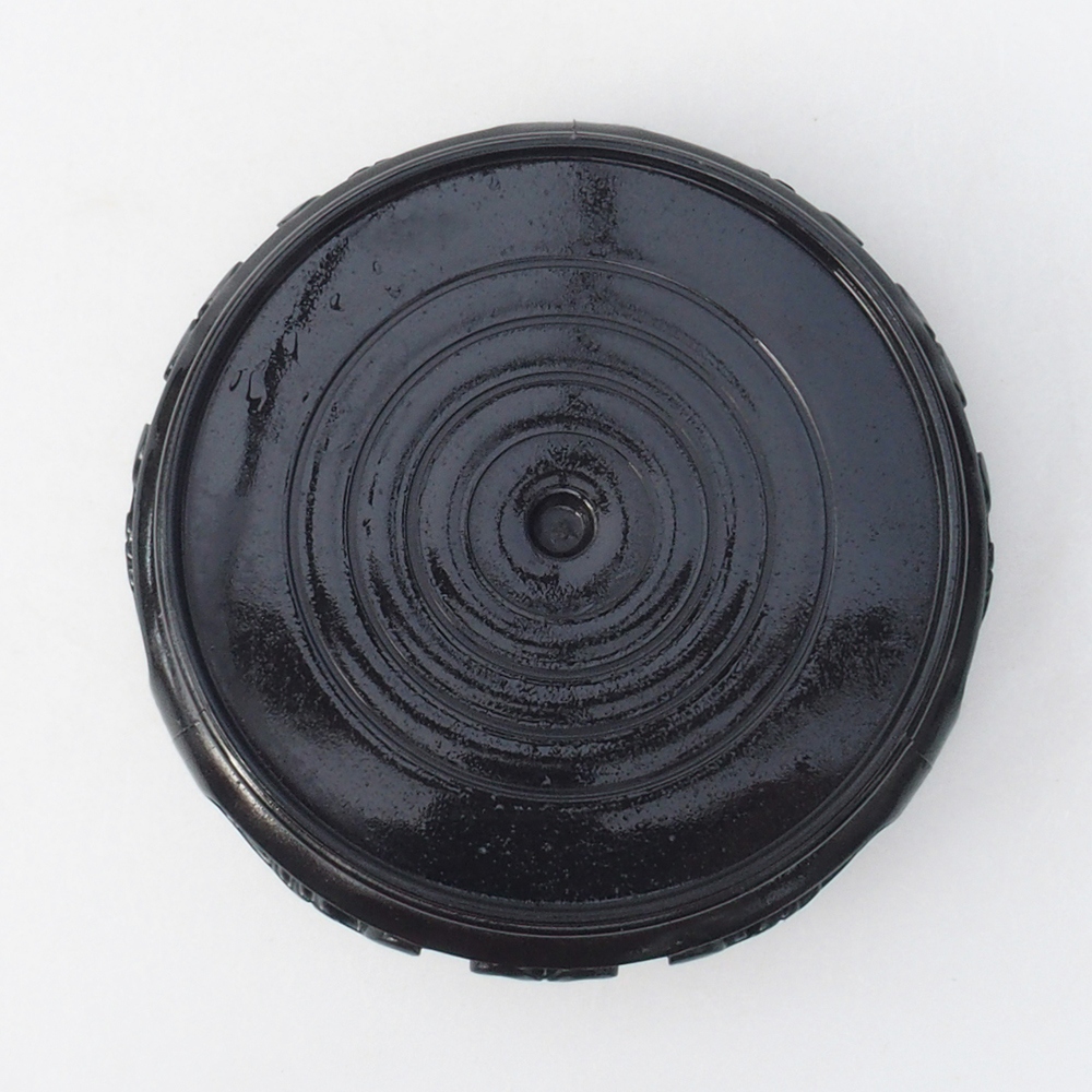 Bonsai tafel kunststof rond 10 x 10 x 3,5 cm, zwart