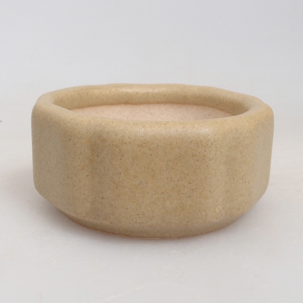 Mini bonsaischaal 4,5 x 4,5 x 2 cm, bruin